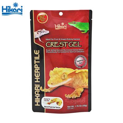 (EXP:30/09/2023) Hikari Herptile Crest Gel Ideal For Fruit & Insect-Eating Geckos (50g)